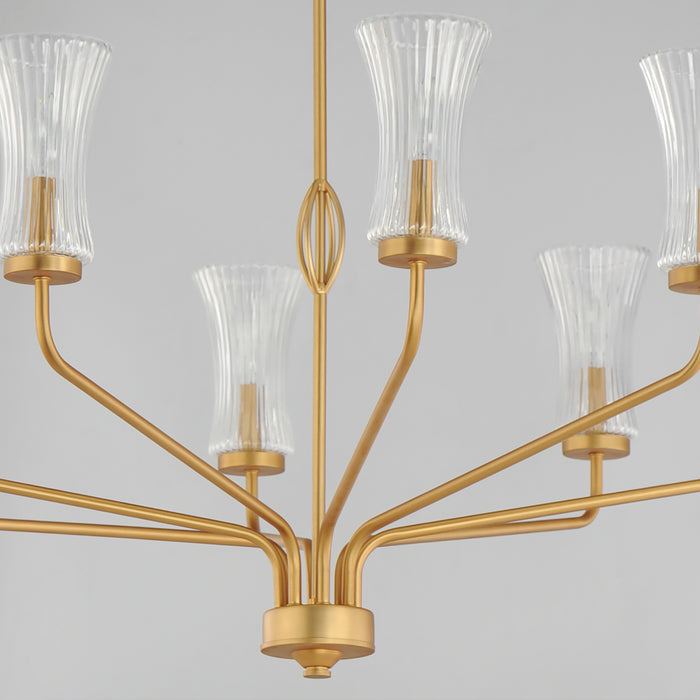 Maxim Camelot 8-Light Chandelier Model: 16158CRNAB