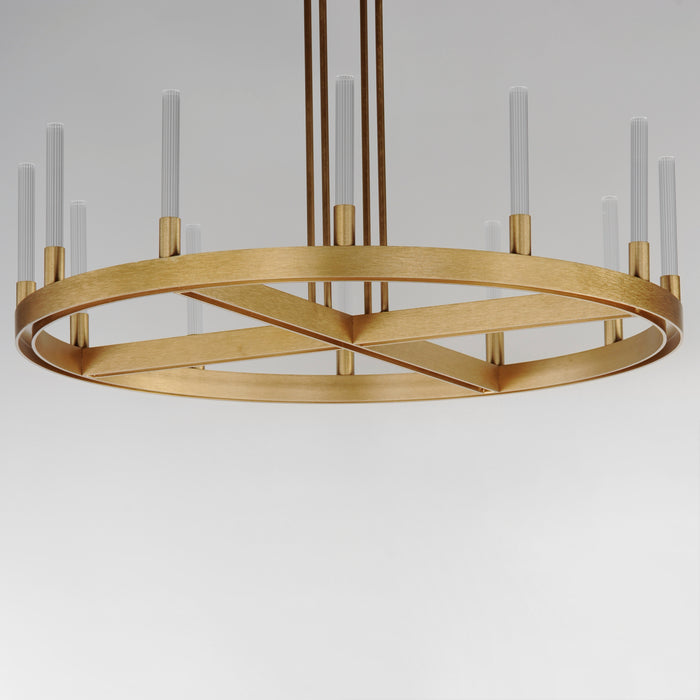 Maxim Ovation 12-Light LED Chandelier Model: 16164CRGLD