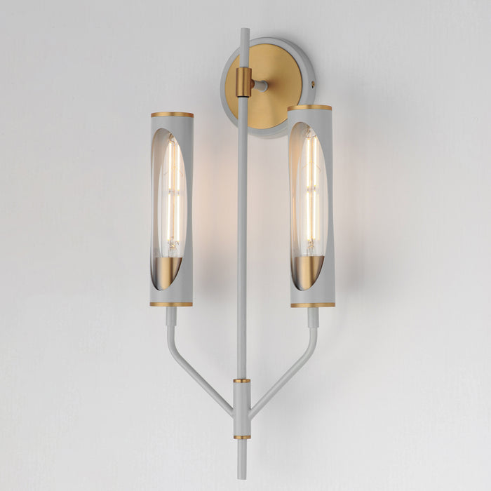 Maxim Regent 2-Light Wall Sconce Model: 16170CLLFGNAB