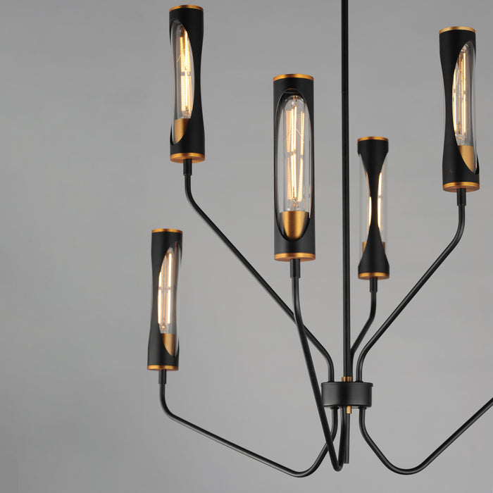 Maxim Regent 6-Light Pendant Model: 16176CLBKAB