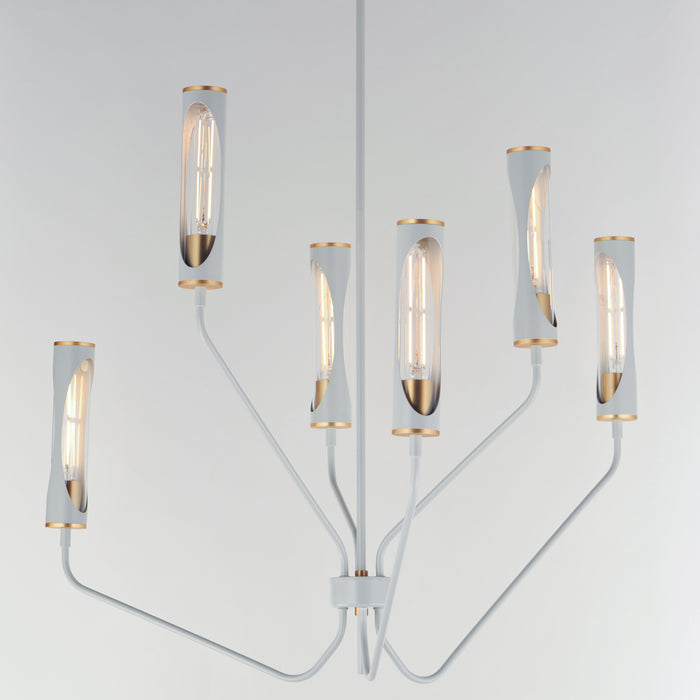 Maxim Regent 6-Light Pendant Model: 16176CLLFGNAB