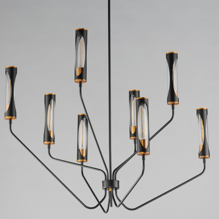 Maxim Regent 8-Light Chandelier Model: 16178CLBKAB