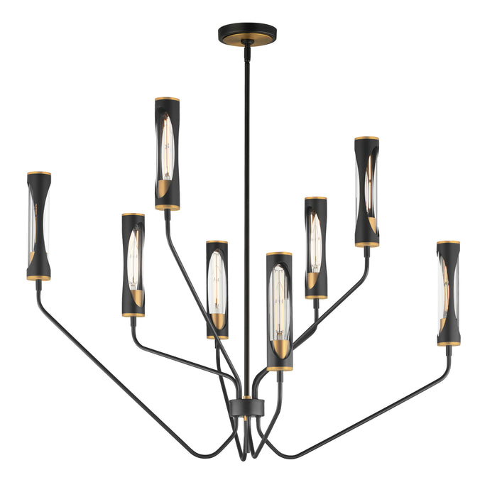 Maxim Regent 8-Light Chandelier Model: 16178CLBKAB