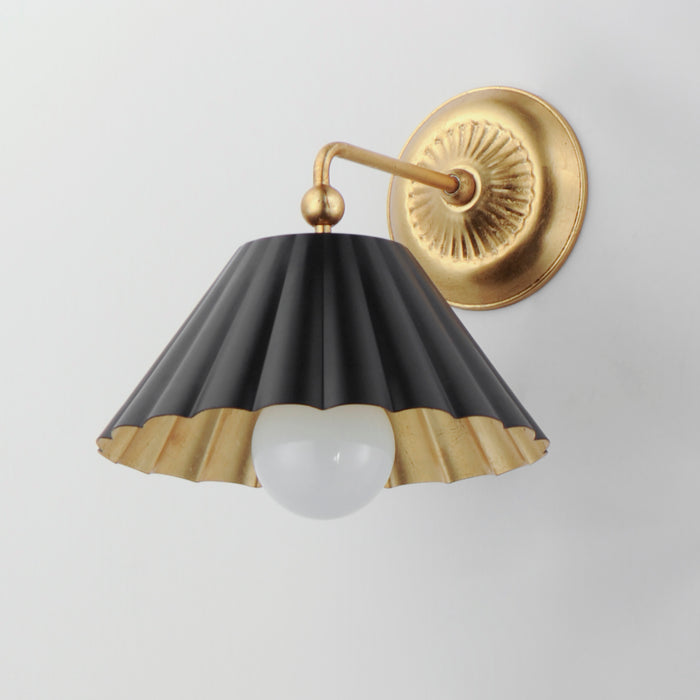 Maxim Primrose 1-Light Wall Sconce Model: 18051BKGL