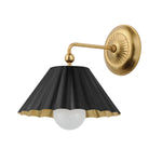 Maxim Primrose 1-Light Wall Sconce Model: 18051BKGL