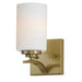 Maxim Deven 1-Light Wall Sconce Model: 20030SWSBR