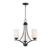 Maxim Deven 3-Light Chandelier Model: 20033SWBK