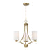 Maxim Deven 3-Light Chandelier Model: 20033SWSBR