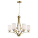 Maxim Deven 5-Light Chandelier Model: 20035SWSBR