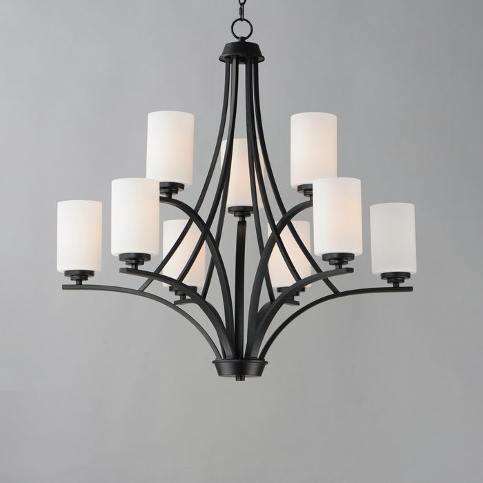 Maxim Deven 9-Light Chandelier Model: 20036SWBK