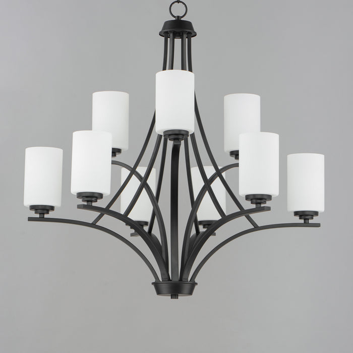 Maxim Deven 9-Light Chandelier Model: 20036SWBK