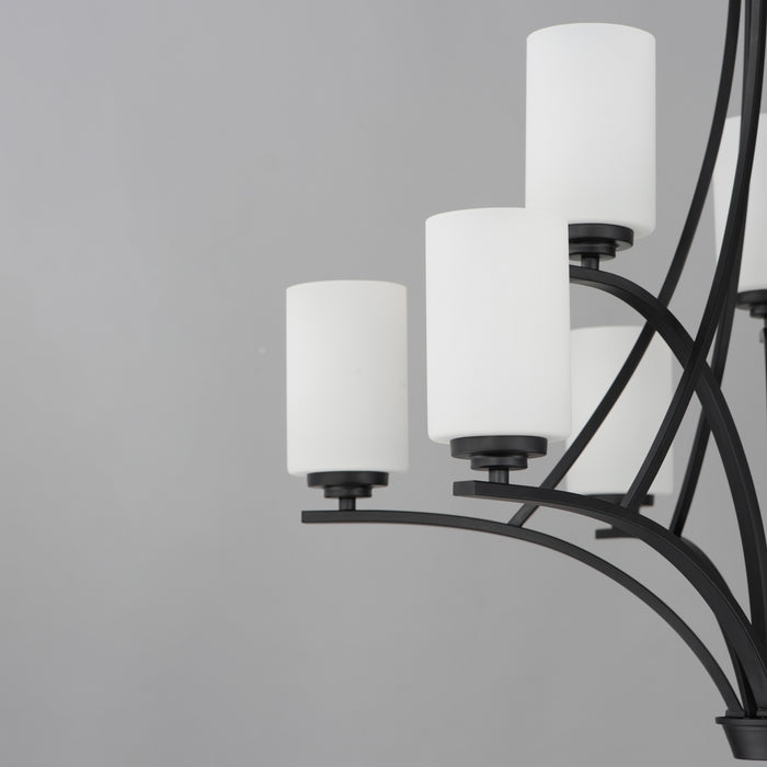 Maxim Deven 9-Light Chandelier Model: 20036SWBK