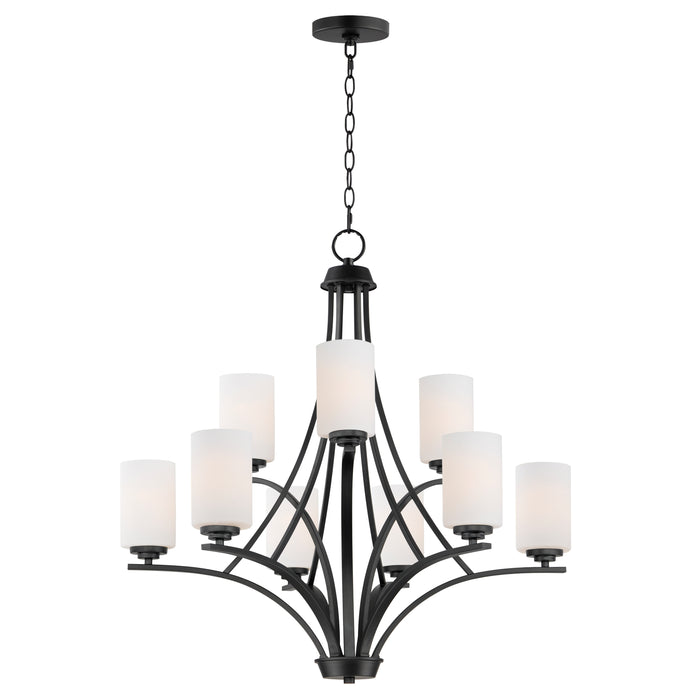 Maxim Deven 9-Light Chandelier Model: 20036SWBK