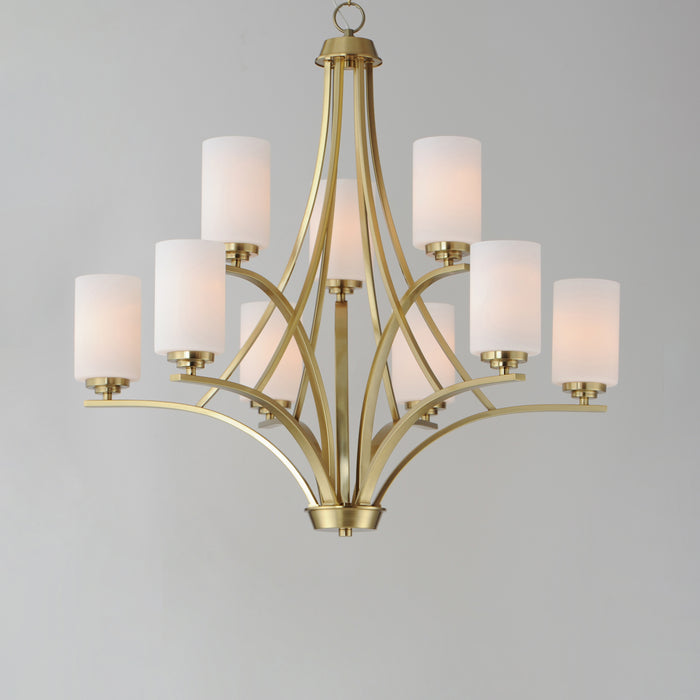 Maxim Deven 9-Light Chandelier Model: 20036SWSBR