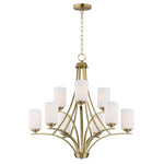 Maxim Deven 9-Light Chandelier Model: 20036SWSBR