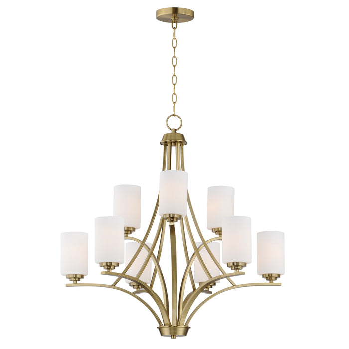 Maxim Deven 9-Light Chandelier Model: 20036SWSBR