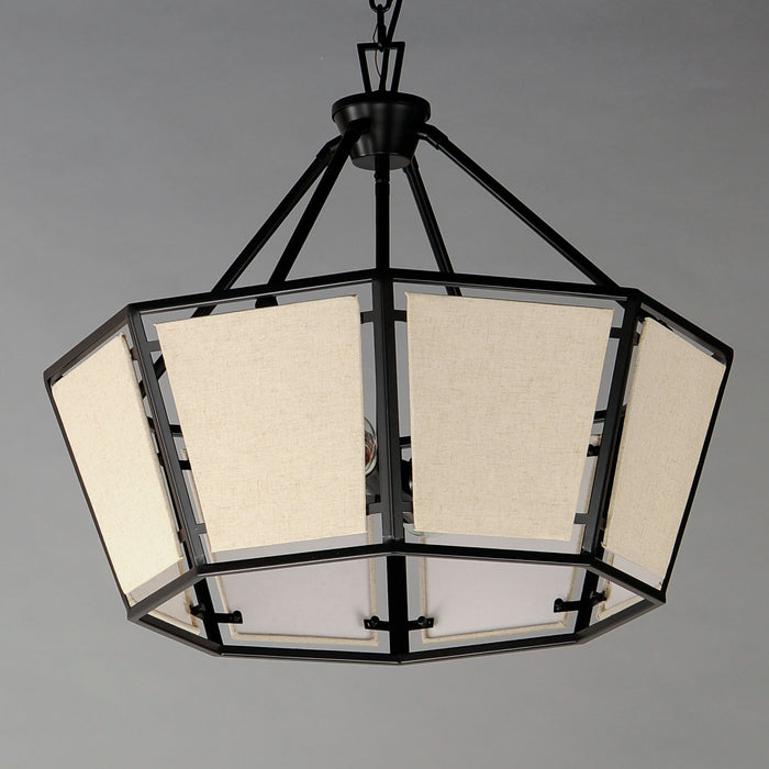 Maxim Montauk 4-Light Chandelier Model: 20265CVBK