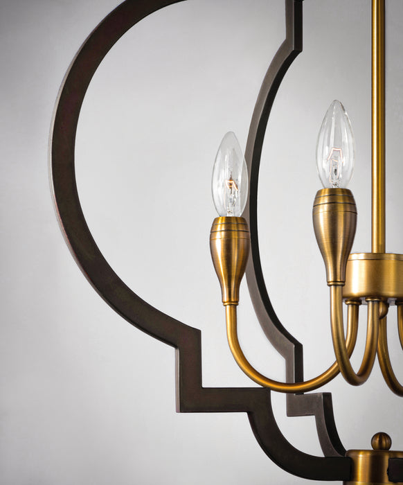 Maxim Crest 4-Light Chandelier Model: 20293OIAB