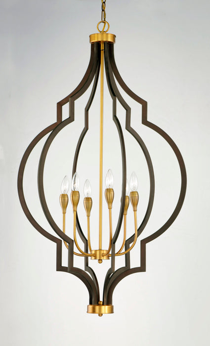 Maxim Crest 6-Light Chandelier Model: 20296OIAB