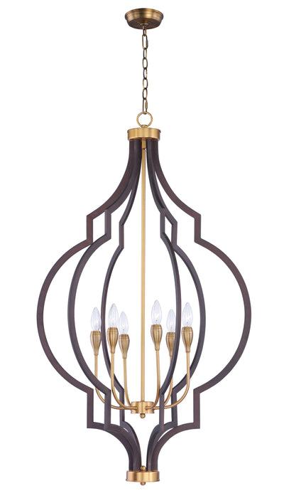 Maxim Crest 6-Light Chandelier Model: 20296OIAB