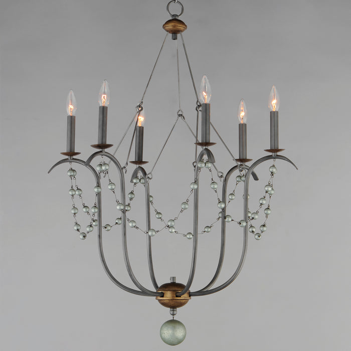 Maxim Formosa 6-Light Chandelier Model: 20486GN