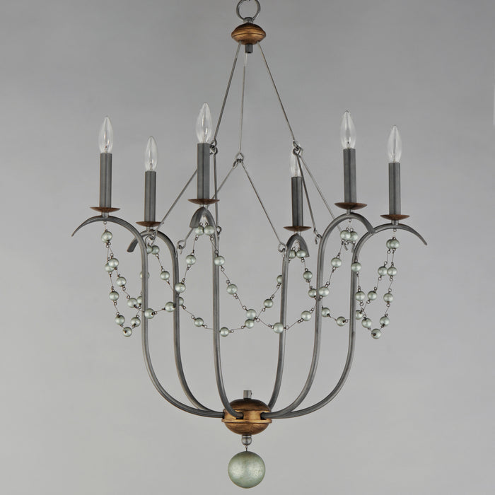 Maxim Formosa 6-Light Chandelier Model: 20486GN