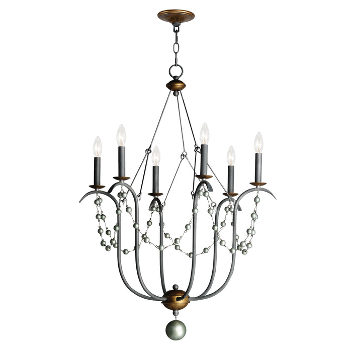 Maxim Formosa 6-Light Chandelier Model: 20486GN