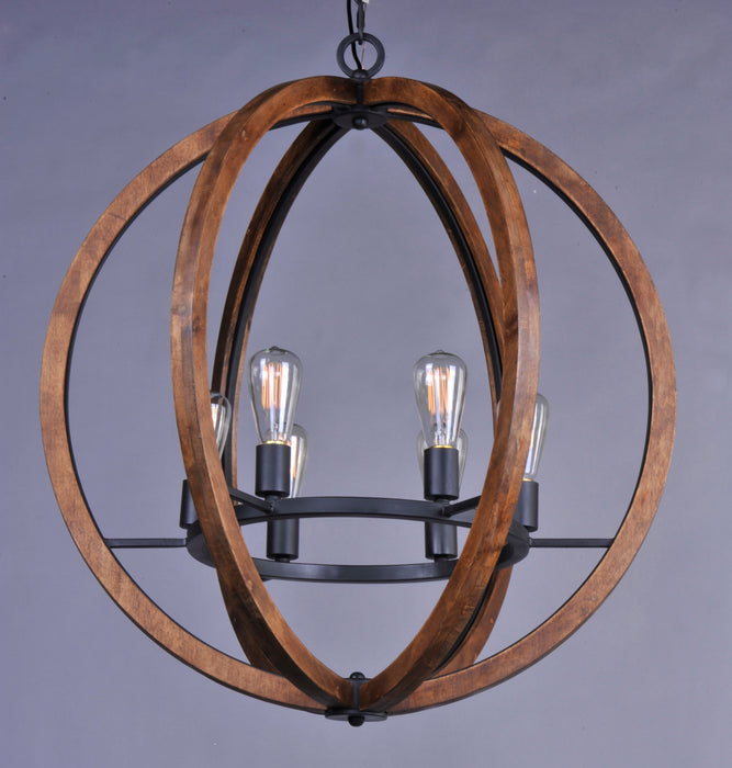 Maxim Bodega Bay 6-Light Chandelier Model: 20918APAR