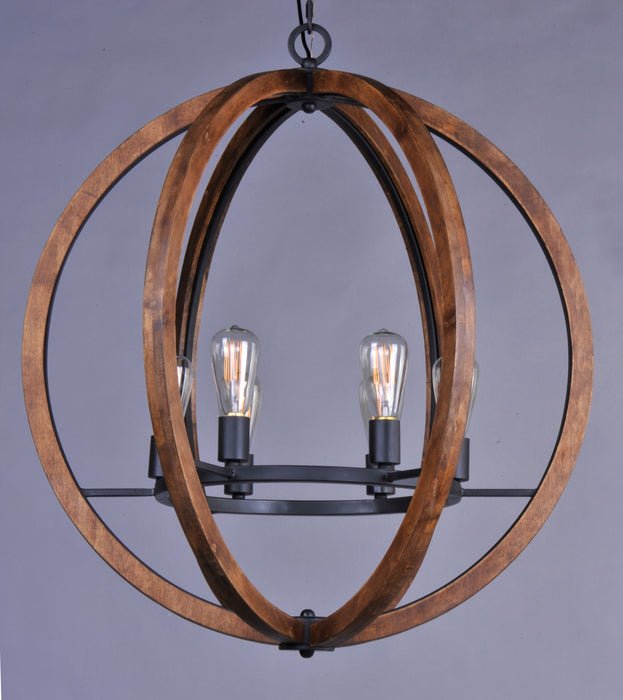 Maxim Bodega Bay 6-Light Chandelier Model: 20918APAR