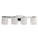 Maxim Scoop 4-Light Bath Vanity Model: 21234MRPC