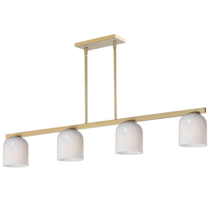 Maxim Scoop 4-Light Linear Pendant Model: 21236MRNAB