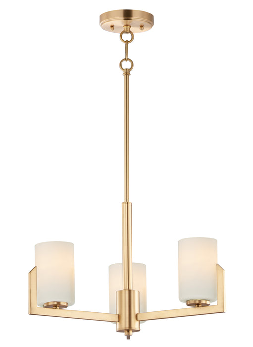 Maxim Dart 3-Light Chandelier Model: 21285SWSBR