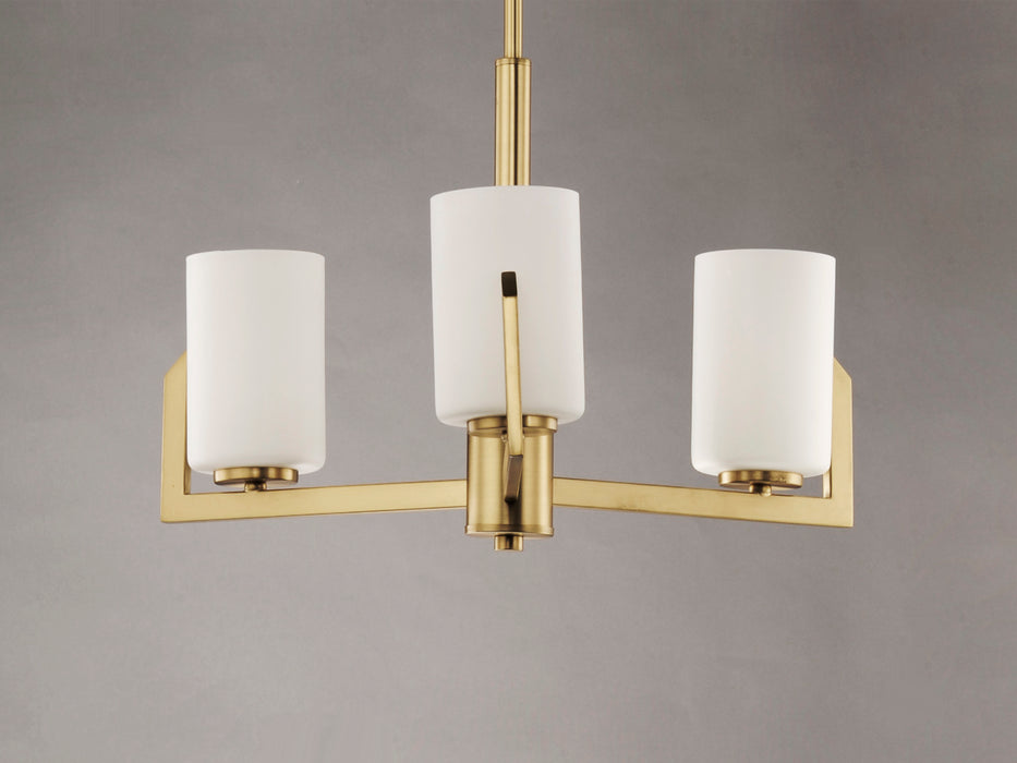 Maxim Dart 3-Light Chandelier Model: 21285SWSBR