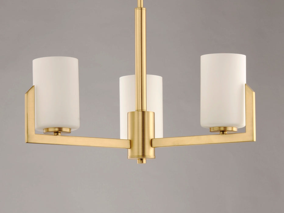 Maxim Dart 3-Light Chandelier Model: 21285SWSBR