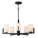 Maxim Dart 5-Light Chandelier Model: 21286SWBK