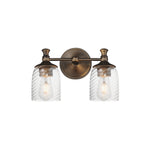 Maxim Swirl 2-Light Wall Sconce Model: 21352CRANB