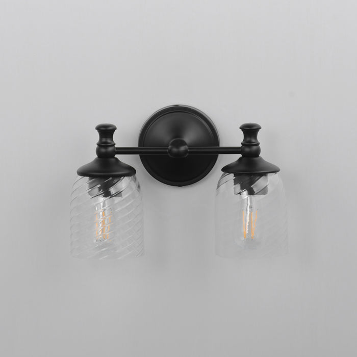 Maxim Swirl 2-Light Wall Sconce Model: 21352CRBK