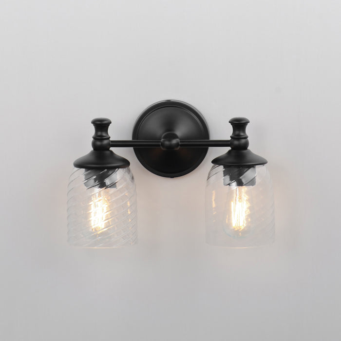 Maxim Swirl 2-Light Wall Sconce Model: 21352CRBK