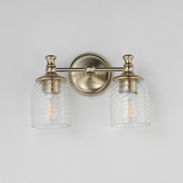 Maxim Swirl 2-Light Wall Sconce Model: 21352CRSCH