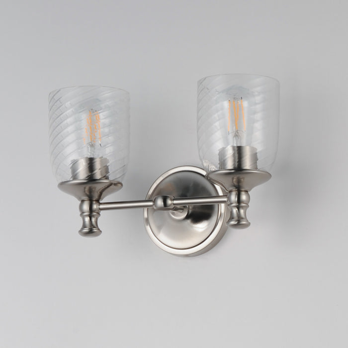 Maxim Swirl 2-Light Wall Sconce Model: 21352CRSN