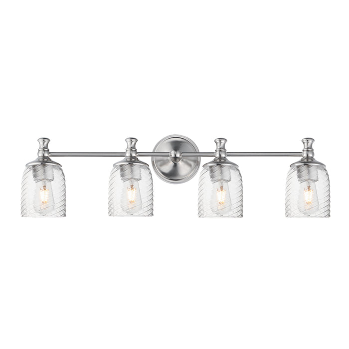 Maxim Swirl 4-Light Bath Vanity Model: 21354CRSN