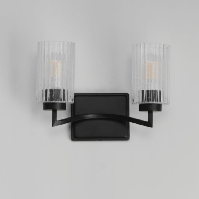 Maxim Rigata 2-Light Wall Sconce Model: 21372CRBK