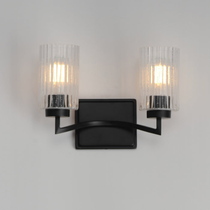 Maxim Rigata 2-Light Wall Sconce Model: 21372CRBK