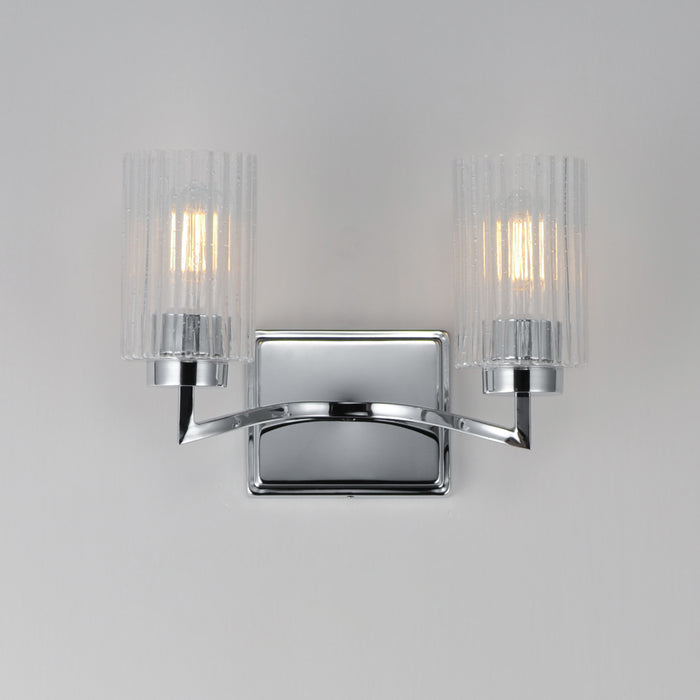 Maxim Rigata 2-Light Wall Sconce Model: 21372CRPN