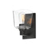 Maxim Cubos 1-Light Wall Sconce Model: 21381CLBK