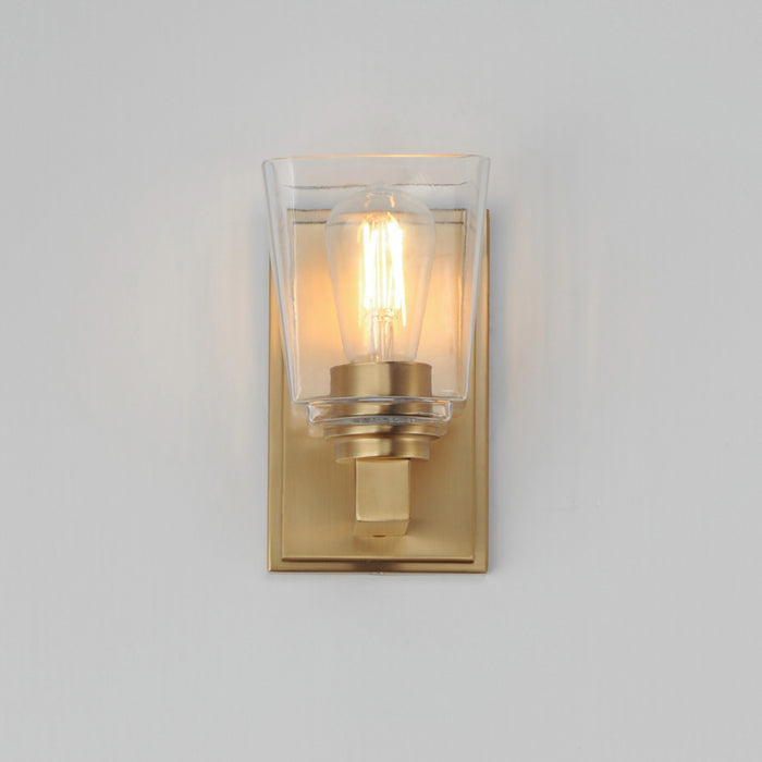 Maxim Cubos 1-Light Wall Sconce Model: 21381CLNAB