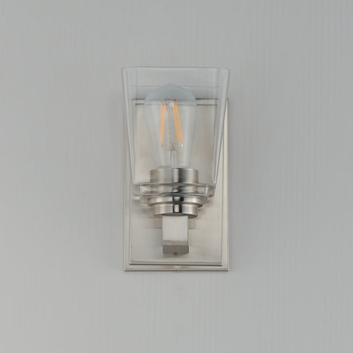 Maxim Cubos 1-Light Wall Sconce Model: 21381CLSN