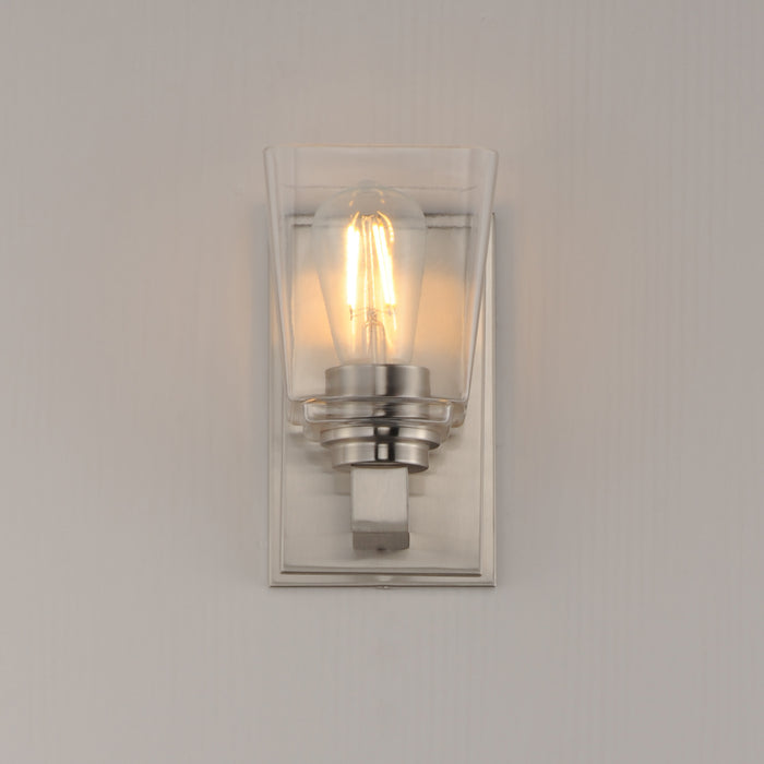 Maxim Cubos 1-Light Wall Sconce Model: 21381CLSN