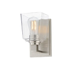 Maxim Cubos 1-Light Wall Sconce Model: 21381CLSN