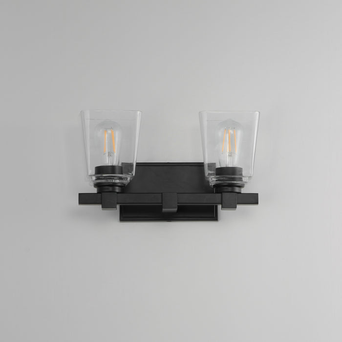 Maxim Cubos 2-Light Wall Sconce Model: 21382CLBK